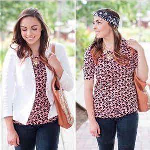 Downeast Bird Print Top